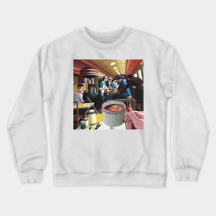 Blue Plate Special by Jeff Lee Johnson Crewneck Sweatshirt